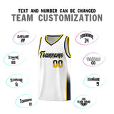 Custom Personalized Individualized Two Tone Font Sports Uniform Basketball Jersey For Youth