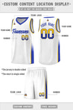 Custom Personalized Individualized Two Tone Font Sports Uniform Basketball Jersey For Youth