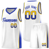 Custom Personalized Individualized Two Tone Font Sports Uniform Basketball Jersey For Youth