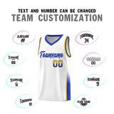 Custom Personalized Individualized Two Tone Font Sports Uniform Basketball Jersey For Youth