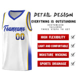 Custom Personalized Individualized Two Tone Font Sports Uniform Basketball Jersey For Youth