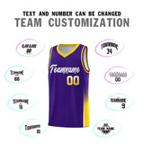 Custom Personalized Individualized Two Tone Font Sports Uniform Basketball Jersey For Youth