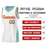 Custom Personalized Individualized Two Tone Font Sports Uniform Basketball Jersey For Unisex