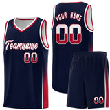 Custom Personalized Individualized Two Tone Font Sports Uniform Basketball Jersey For Youth