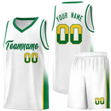 Custom Personalized Traditional Two Tone Font Sports Uniform Basketball Jersey Text Logo And Number