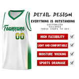 Custom Personalized Traditional Two Tone Font Sports Uniform Basketball Jersey Text Logo And Number