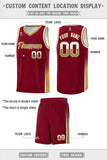 Custom Personalized Individualized Two Tone Font Sports Uniform Basketball Jersey For Unisex