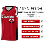 Custom Personalized Traditional Two Tone Font Sports Uniform Basketball Jersey Text Logo And Number