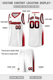 Custom Personalized Traditional Two Tone Font Sports Uniform Basketball Jersey Text Logo And Number
