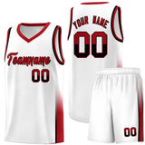Custom Personalized Traditional Two Tone Font Sports Uniform Basketball Jersey Text Logo And Number