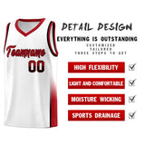 Custom Personalized Traditional Two Tone Font Sports Uniform Basketball Jersey Text Logo And Number