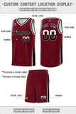 Custom Personalized Traditional Two Tone Font Sports Uniform Basketball Jersey Text Logo And Number