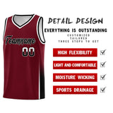 Custom Personalized Traditional Two Tone Font Sports Uniform Basketball Jersey Text Logo And Number
