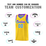Custom Personalized Gradient Font Fashion Sports Uniform Basketball Jersey For Adult