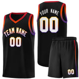 Custom Personalized Gradient Font Sports Uniform Basketball Jersey Embroideried Name Number