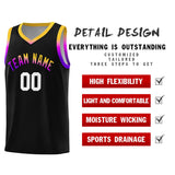 Custom Personalized Gradient Font Sports Uniform Basketball Jersey Text Name Number