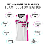 Custom White Black Side Design Sets Sports Uniform Basketball Jersey