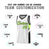 Custom White Black Side Design Sets Sports Uniform Basketball Jersey
