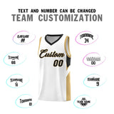 Custom White Black Side Design Sets Sports Uniform Basketball Jersey
