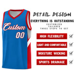 Custom Royal Red Side Design Sets Sports Uniform Basketball Jersey