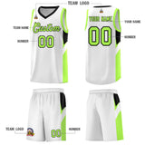 Custom White Black Side Design Sets Sports Uniform Basketball Jersey