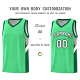 Custom Bright Green Kelly Green Side Design Sets Sports Uniform Basketball Jersey
