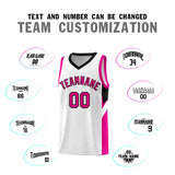 Custom White Black Side Design Sets Sports Uniform Basketball Jersey