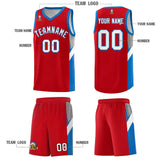 Custom Red Royal Side Design Sets Sports Uniform Basketball Jersey