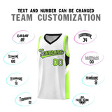 Custom White Black Side Design Sets Sports Uniform Basketball Jersey