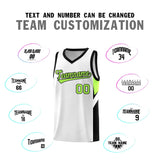 Custom White Black Side Design Sets Sports Uniform Basketball Jersey
