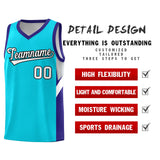 Custom Sky Blue Royal Side Design Sets Sports Uniform Basketball Jersey