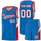 Custom Royal Red Side Design Sets Sports Uniform Basketball Jersey