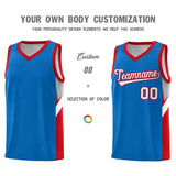 Custom Royal Red Side Design Sets Sports Uniform Basketball Jersey