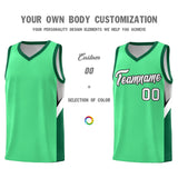 Custom Bright Green Kelly Green Side Design Sets Sports Uniform Basketball Jersey