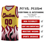 Custom Purple Crimson Hem Flame Pattern Fashion Sports Uniform Basketball jersey