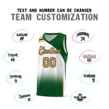 Custom White Teal Gradient Fashion Sets Sports Uniform Basketball Jersey
