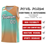Custom Navy Buckskin Brown Gradient Fashion Sets Sports Uniform Basketball Jersey