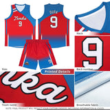 Custom Navy Orange Gradient Fashion Sets Sports Uniform Basketball Jersey