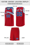 Custom Chest Color Block Sports Uniform Basketball Jersey Embroideried Your Team Logo Number For Adult