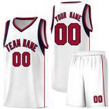 Custom Tailor Made Sleeve Color Block Classic Sets Sports Uniform Basketball Jersey Printed Logo Number