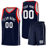 Custom Personalized Sleeve Color Block Classic Sets Sports Uniform Basketball Jersey Printed Logo Number