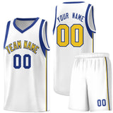 Custom Personalized Sleeve Color Block Classic Sets Sports Uniform Basketball Jersey Printed Logo Number