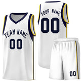 Custom Personalized Sleeve Color Block Classic Sets Sports Uniform Basketball Jersey Printed Logo Number