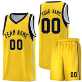 Custom Tank Top Sleeve Color Block Classic Sets Sports Uniform Basketball Jersey Printed Logo Number