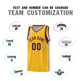 Custom Tailor Made Sleeve Color Block Classic Sets Sports Uniform Basketball Jersey Text Logo Number