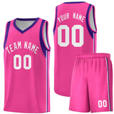 Custom Personalized Sleeve Color Block Classic Sets Sports Uniform Basketball Jersey Printed Logo Number