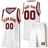 Custom Tank Top Sleeve Color Block Classic Sets Sports Uniform Basketball Jersey Add Logo Number