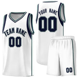 Custom Tank Top Sleeve Color Block Classic Sets Sports Uniform Basketball Jersey Printed Logo Number