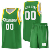 Custom Unique Sleeve Color Block Classic Sets Sports Uniform Basketball Jersey Printed Logo Number