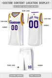 Custom Unique Sleeve Color Block Classic Sets Sports Uniform Basketball Jersey Add Logo Number